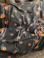 Leuke vintage / retro stof 🧡🤎, Gebruikt, Bruin, 120 cm of meer, Ophalen of Verzenden
