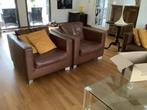 MOLINARI FAUTEUILS  2X, Ophalen, Gebruikt, Modern, klassiek, landelijk, Leer
