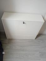 Wit metalen bureau / computerkast 70 cm. breed, Ophalen, Zo goed als nieuw