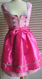 tiroler dirndl jurk en schort maat 34 nr VV 121, Carnaval, Verzenden, Zo goed als nieuw, Kleding