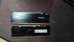 16 GB DDR4 RAM 3200 MHz (Hyperx Fury 2x 8), Computers en Software, RAM geheugen, DDR4, Ophalen of Verzenden, Zo goed als nieuw