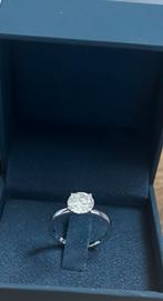 Diamanten Solitaire Ring 2.07 Karaat, Sieraden, Tassen en Uiterlijk, Ringen, Wit, Ophalen of Verzenden, Zo goed als nieuw, 17 tot 18
