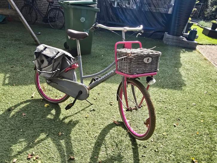 Fiets Zadelhof - Stadsfiets met mand!, Fietsen en Brommers, Fietsen | Dames | Damesfietsen, Gebruikt, Overige merken, Versnellingen
