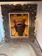 Barong schilderij op fluweel, Ophalen of Verzenden