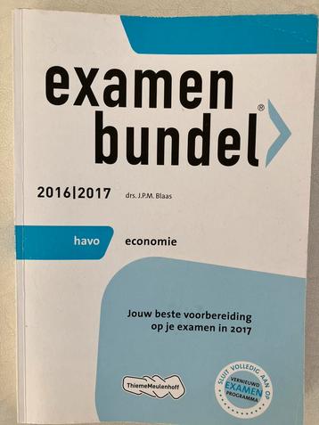 Examenbundel HAVO economie. Eindexamen oefeningen