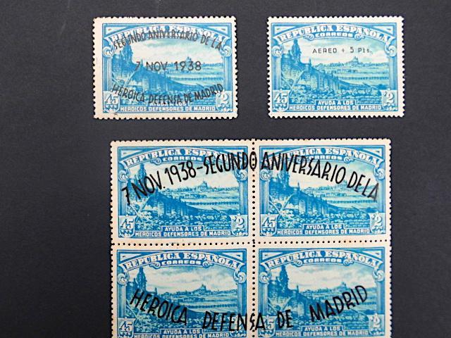 Spanje 1938: "Defensa de Madrid" : reeks + luchtpostversies, Postzegels en Munten, Postzegels | Europa | Spanje, Verzenden
