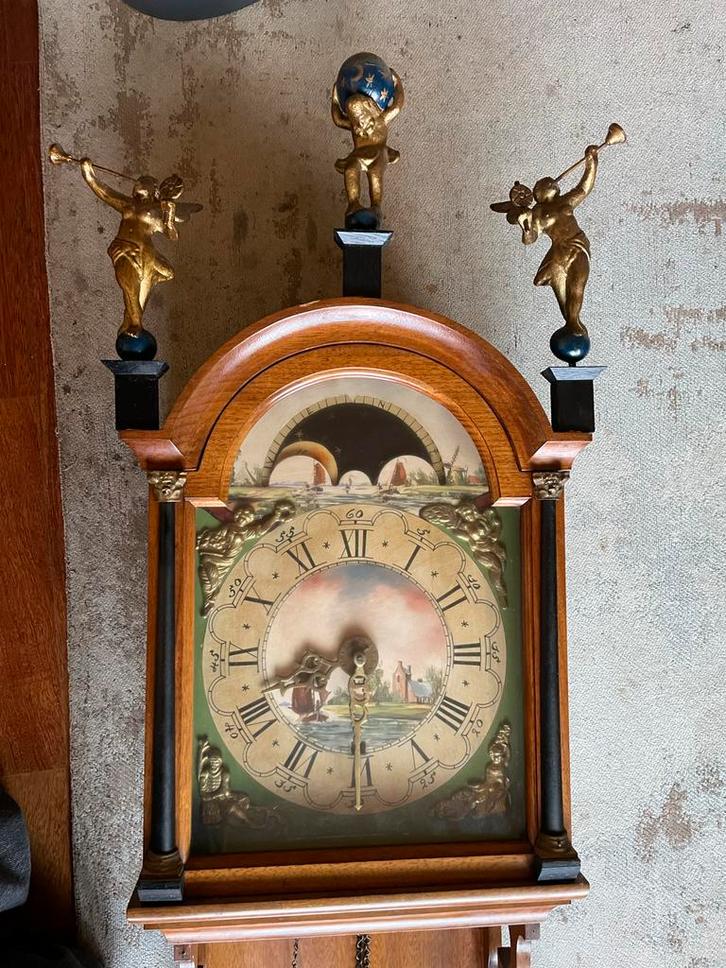 Friese Staartklok - volledig werkend, Antiek en Kunst, Antiek | Klokken, Ophalen of Verzenden