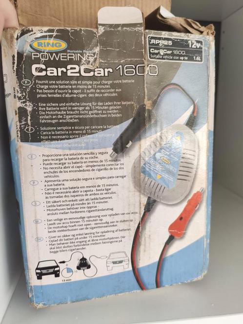 Ring Powering Car2Car 1600 - auto opladen via aansteker!, Auto diversen, Jumpstarters, Zo goed als nieuw, Ophalen of Verzenden