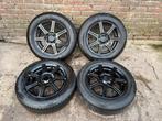 Set van 4x100 Banden en Velgen - 14 inch, Auto-onderdelen, Banden en Velgen, 14 inch, Gebruikt, 175 mm, Banden en Velgen