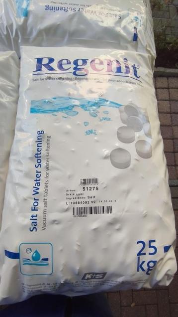 Regenit zout (25kg) beschikbaar voor biedingen