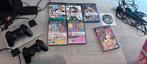 Complete Ps2 met singstar, Spelcomputers en Games, Spelcomputers | Sony PlayStation 2, Ophalen, Zo goed als nieuw, Met 2 controllers