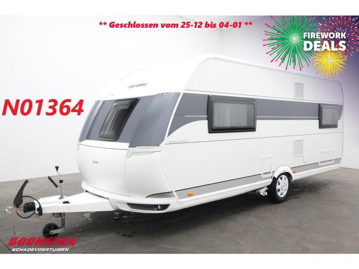 Hobby 540 UFF Excellent Mover Luifel Rondzit BY 2023, Caravans en Kamperen, Caravans, Bedrijf, tot en met 4, 1250 - 1500 kg, Rondzit