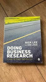 Doing business research | Nick Lee, Ophalen of Verzenden, Zo goed als nieuw