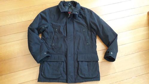 STONES zwarte warme parka jas winterjas maat 46 valt 48 zgan, Kleding | Heren, Jassen | Winter, Zo goed als nieuw, Maat 48/50 (M)