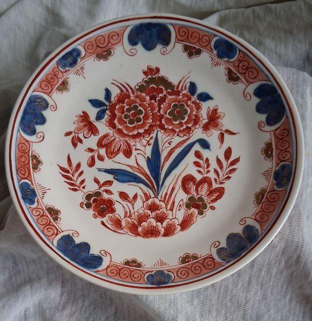 Porceleyne fles Pijnacker  Delft Doré handbeschilderd bord, Antiek en Kunst, Antiek | Wandborden en Tegels, Ophalen of Verzenden