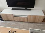 IKEA Besta tv meubel wit/eiken, Huis en Inrichting, Ophalen, 150 tot 200 cm, Zo goed als nieuw, Minder dan 100 cm