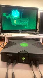 Xbox, Spelcomputers en Games, Spelcomputers | Xbox Original, Ophalen of Verzenden, Met 3 controllers of meer