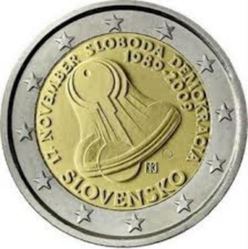 2 Euro Slowakije 2009 UNC - Dag van de Vrijheid, Postzegels en Munten, Munten | Europa | Euromunten, Losse munt, 2 euro, Slowakije