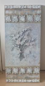 Bloemenschilderij/paneel, Ophalen of Verzenden