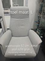 Comfortabele Relaxstoel met Verstelbare Rugleuning, Ophalen, Minder dan 75 cm, Zo goed als nieuw, 50 tot 75 cm