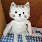 Hema witte poes / kat knuffel, Ophalen of Verzenden