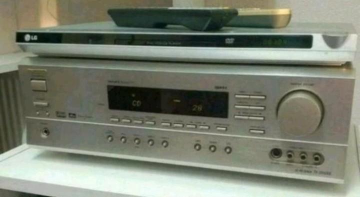 Onkyo tx-sr500e receiver + gratis lg cd dvx-161 + remotes, Audio, Tv en Foto, Stereo-sets, Overige merken, Ophalen of Verzenden
