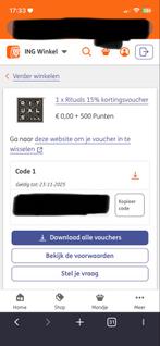 RITUALS KORTINGS CODE 15%, Tickets en Kaartjes, Seizoenskaart, Eén persoon, September