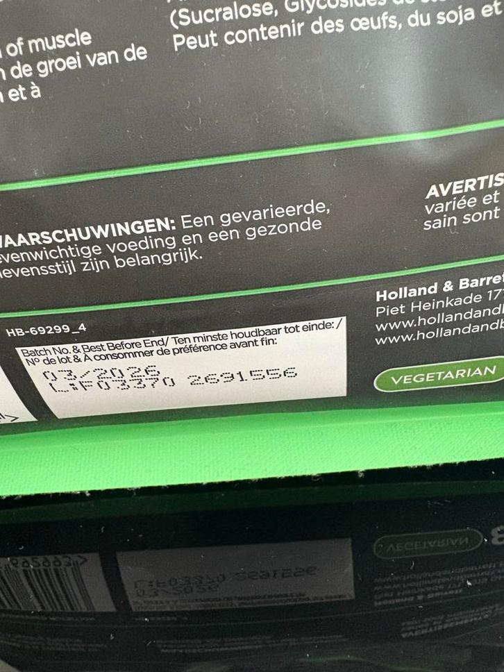 Plant Protein Drank - Holland & Barrett, Sport en Fitness, Fitnessmaterialen, Nieuw, Overige typen, Armen, Ophalen of Verzenden