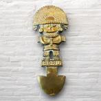 Vintage jaren 1970 koperen messing Inca god Tumi., Antiek en Kunst, Ophalen of Verzenden, Koper
