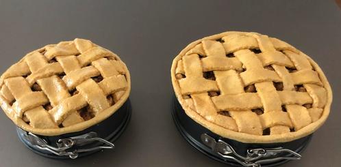Mooie sier appeltaarten in bakblik., Huis en Inrichting, Woonaccessoires | Overige, Nieuw, Ophalen