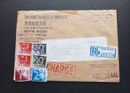 Hongkong (China)1989 R-Letter naar Engeland, Verzenden, Envelop