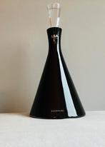 LSA International vintage zwarte decanteer karaf glas, Ophalen of Verzenden