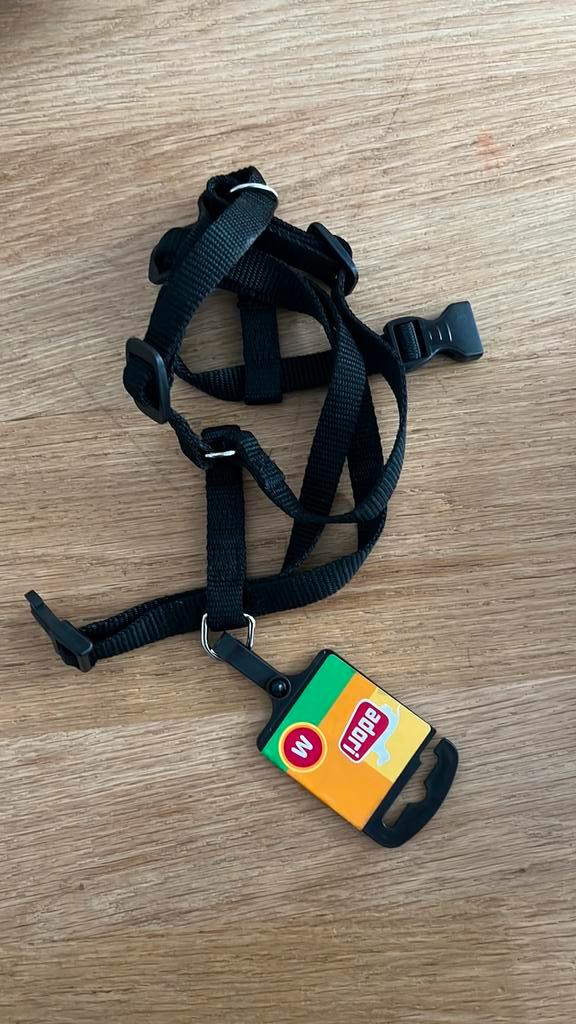 Adori Harnas Nylon Zwart - Hondenharnas, Dieren en Toebehoren, Hondenhalsbanden en Penningen, Zo goed als nieuw, Ophalen of Verzenden