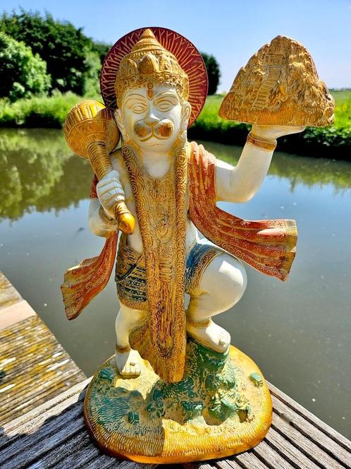 HANUMAN BEELD COLOR BRONS 39 CM (8,5 KG)!, Huis en Inrichting, Woonaccessoires | Overige, Nieuw, Ophalen of Verzenden