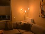 Vloerlamp rvs met 3 bollen, Huis en Inrichting, Lampen | Vloerlampen, Ophalen, Gebruikt, Metaal, 150 tot 200 cm