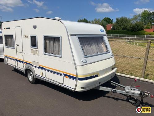 Wilk Safari 450 S - 2003 + Mover, Caravans en Kamperen, Caravans, tot en met 4, 750 - 1000 kg, Rondzit, Wilk, Dwarsbed, Overige