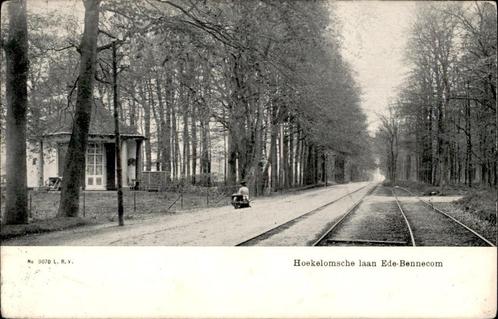 Ede Hoekelomsche Laan Ede - Bennekom met tramsporen st 1908, Verzamelen, Ansichtkaarten | Nederland, Gelopen, Gelderland, Voor 1920