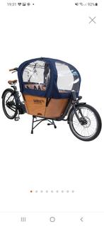 Regentent/ hoes babboe e-city, Fietsen en Brommers, Ophalen, Gebruikt, 2 kinderen