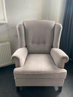 Oor fauteuil beige/zandkleur nette staat, 75 tot 100 cm, Minder dan 75 cm, Gebruikt, Hout