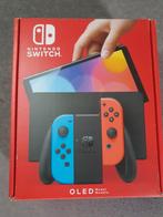 Krasvrije Nintendo Switch OLED met SD kaart, Switch OLED, Met 2 controllers, Ophalen of Verzenden, Zo goed als nieuw