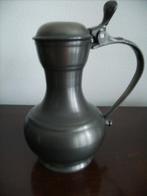 tinnen dekselkannetje 12 cm., Ophalen of Verzenden