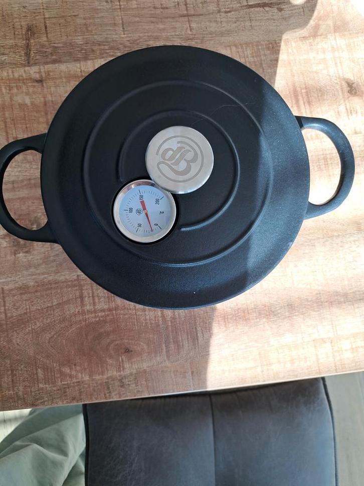 Herman den Blijker Gietijzeren Braadpan, Huis en Inrichting, Keuken | Potten en Pannen, Gebruikt, Koekenpan of Braadpan, Gietijzer