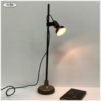 Oud machinelampje op statief Tafellamp Lamp, Ophalen of Verzenden, Zo goed als nieuw, 50 tot 75 cm