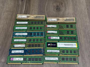 Meerdere DDR3 PC Werkgeheugen (bulk of los) beschikbaar voor biedingen