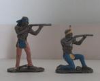 Twee 1960's Lone Star diecast American Indians figuren 1/32., Ophalen of Verzenden, Gebruikt, Groter dan 1:35, Figuur of Figuren