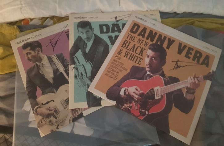 3x Danny Vera vinyl records,  gesigneerd, Cd's en Dvd's, Vinyl | Rock, Nieuw in verpakking, Poprock, 10 inch, Verzenden