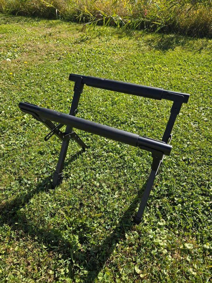 Obelink Clip zwarte koelboxstandaard, Caravans en Kamperen, Kampeermeubelen, Zo goed als nieuw, Overige, Ophalen of Verzenden