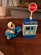 Leuke Duplo Politie Motor met Stopbord 10900, Ophalen of Verzenden, Gebruikt, Complete set, Duplo