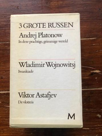 3 grote Russen 1974 A. Platonow, W. Wojnowitsj, V. Astafjev