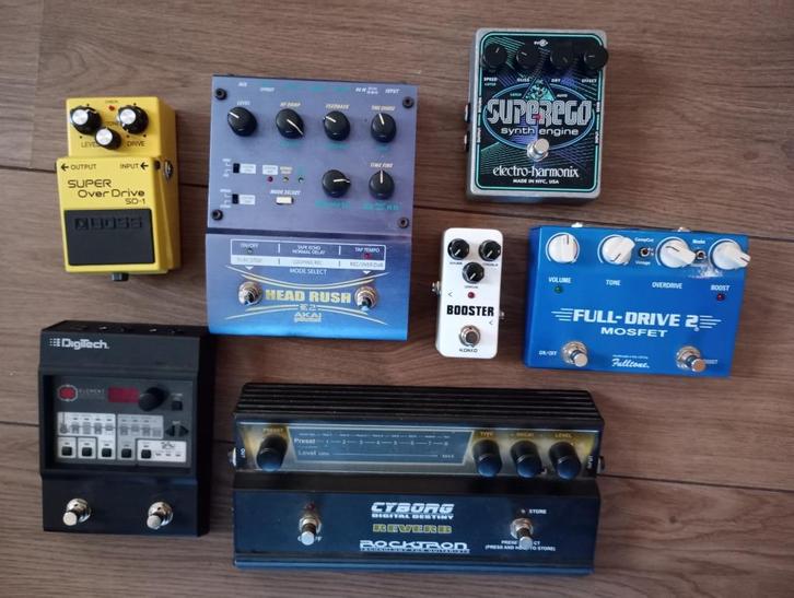 Boss, Akai, EHX, Kokos, Blackstar, Behringer, Muziek en Instrumenten, Effecten, Zo goed als nieuw, Delay of Echo, Distortion, Overdrive of Fuzz